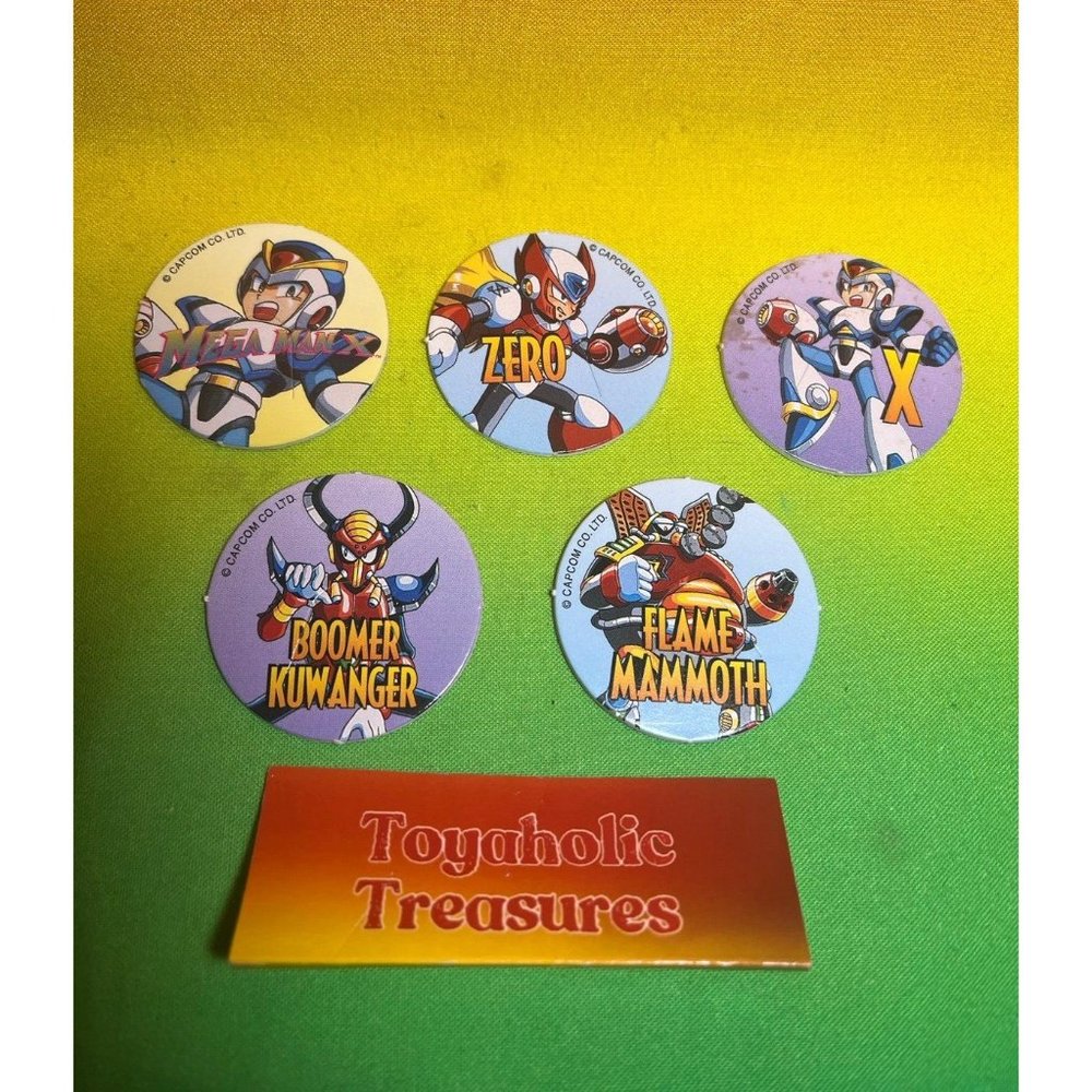 Nintendo Power Mega Man X Pog Set Capcom
